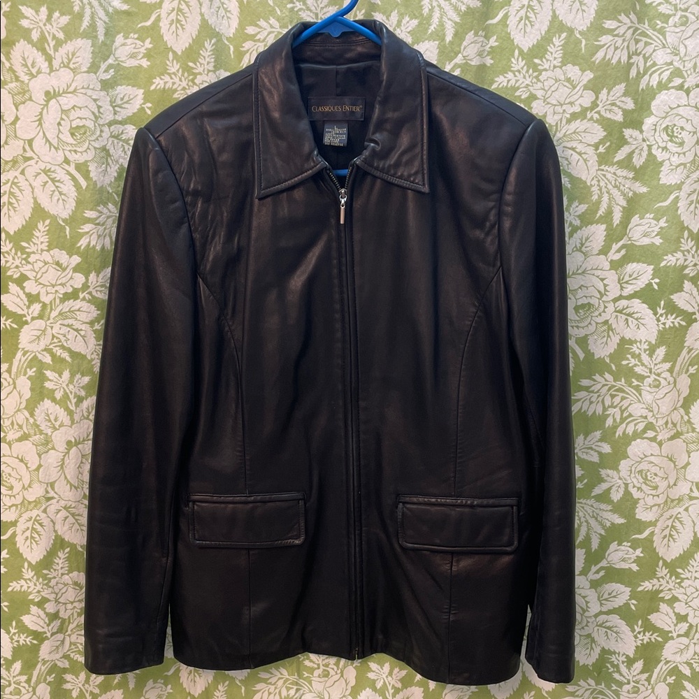 Classiques Entier Black Leather Jacket